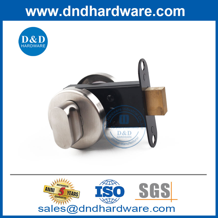SS304 Thumbturn وإطلاقه مع مؤشر لباب الحمام DDIK001