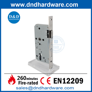 SUS304 LOCK POLISS إنهاء EN12209 LATCH DEADBOLT LOCK لدخول باب DDML009 