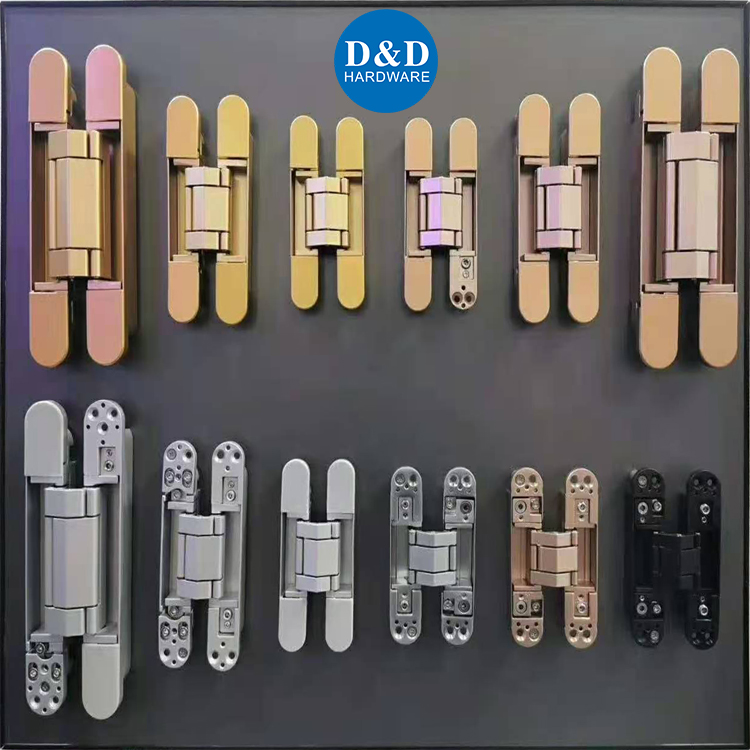 SS304 مفصلي مخفي للخدمة الثقيلة للباب المعدني -25x118mm-CC03