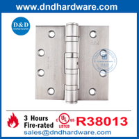 UL المدرجة SS316 NRP Duty Dutise المفصلات للبناء التجاري DDSS004-FR-4.5x4.5x4.6