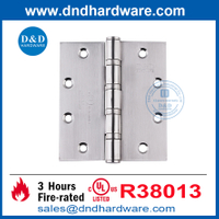 الفولاذ المقاوم للصدأ UL مدرج UL 10C 5 "x4.5 " x3.4mm الباب المعدني مفصل DDSS008-FR-5X4.5x3.4 