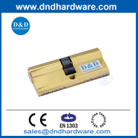النحاس المصقول EN1303 النحاس الصلب 60 مم مفاتيح قفل Double Lock Cylinder-DDLC003