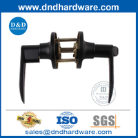 Matt Black Door Door Handle Lockset for Apartment-DDLK094