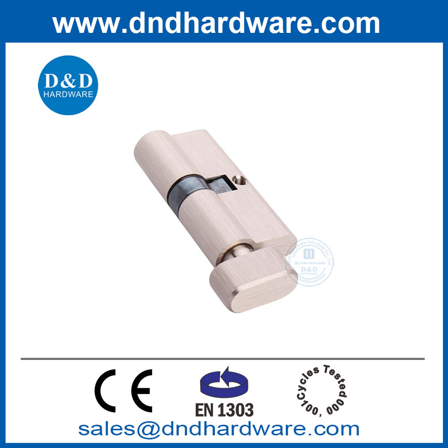 Security Cross Gurtise Key EN1303 Single Open Open Solid Brass Lock Cylinder-DDLC004