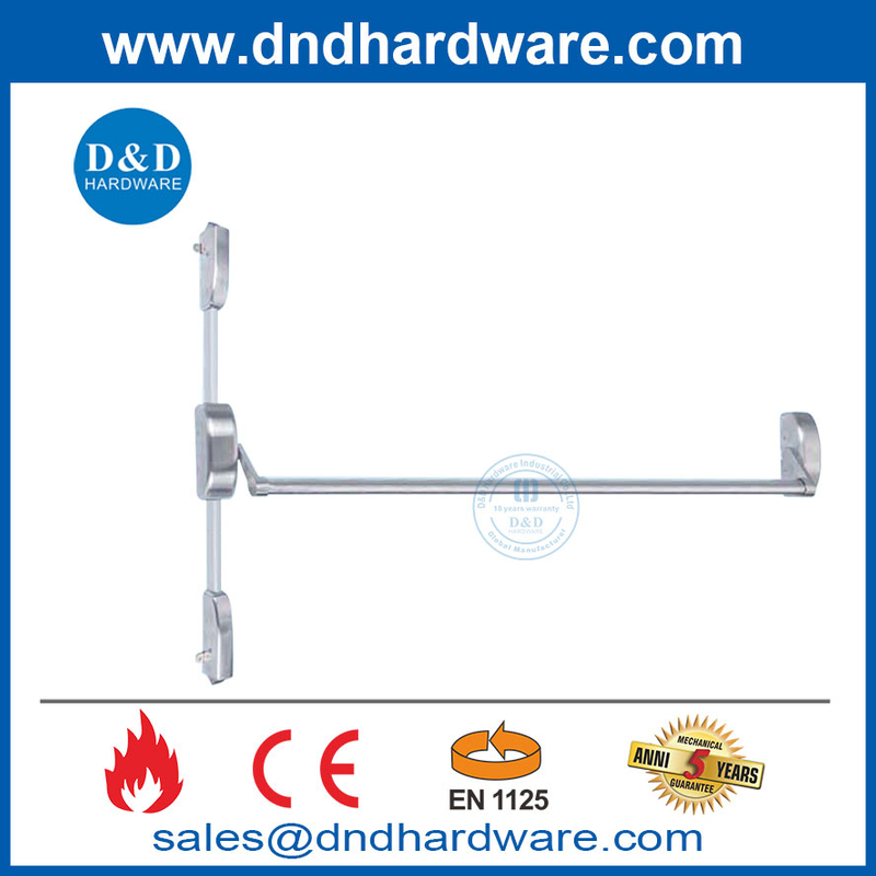 CE EN1125 جهاز خروج الذعر في حالات الطوارئ EN1634 FIRE DOF PANIC BAR-DDPD022