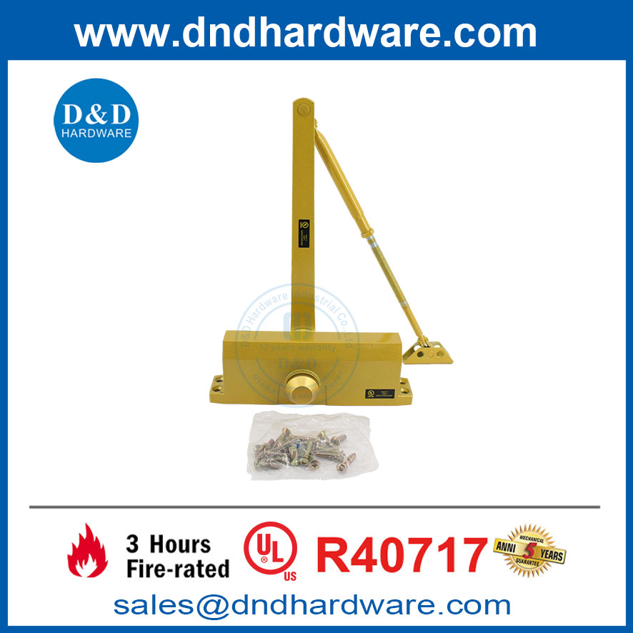 UL Fire Rate Golden Overhead Overhed Operation Selfing Door Metal Door DDDC057