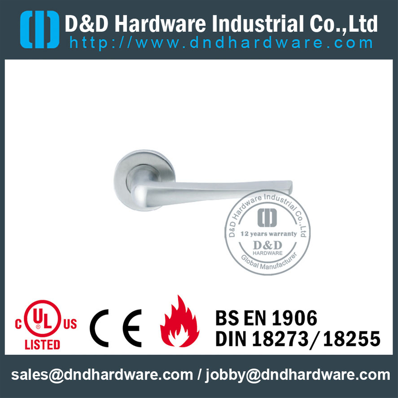 الفولاذ المقاوم للصدأ 304 مصمم الداخلية مقبض ذراع الصلبة للأبواب المعدنية جوفاء -DDSH022