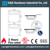 مقبض رافعة شكل SS316 U مع لوحة مربعة -DDTP001 -N