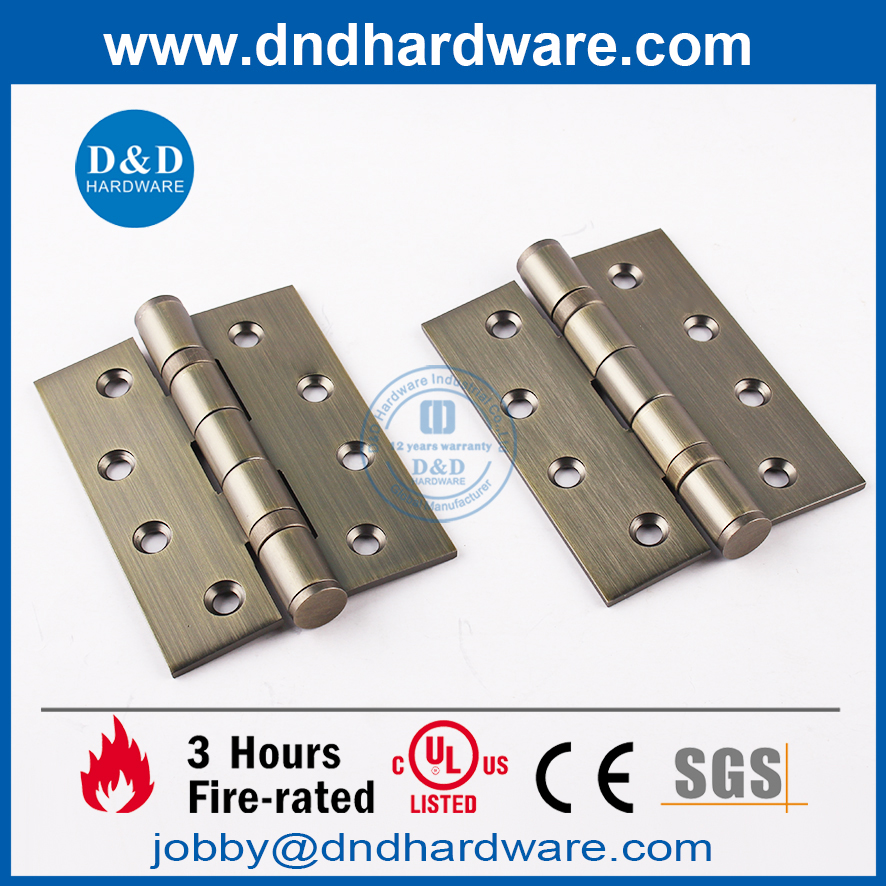 SS304 العتيقة النحاس النار تصنيفها الباب المفصلي للباب المعدني- DDSS001