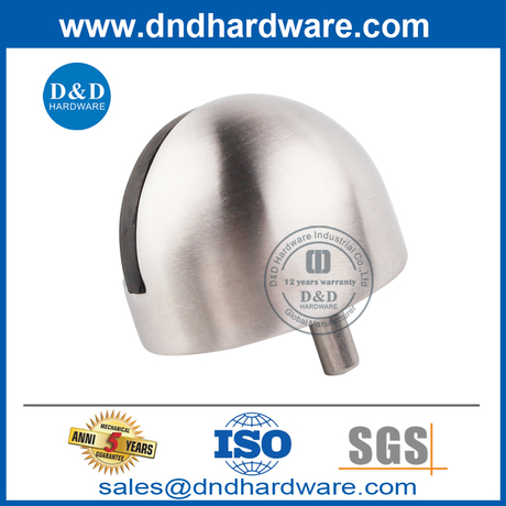 التصميم الحديث الفضة الفولاذ المقاوم للصدأ مستدير الباب التوقف ddds002