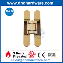 مفصل الباب الثقيل غير المرئي المصنوع من سبائك الزنك الذهبية ثلاثي الأبعاد- DDCH008-G120