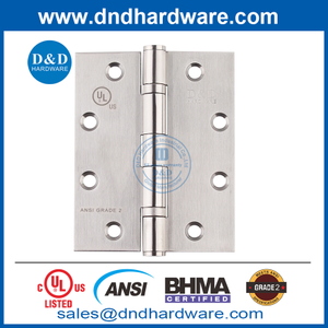5 بوصات ANSI / BHMA UL الصف 2-SS316 2BB مفصلات