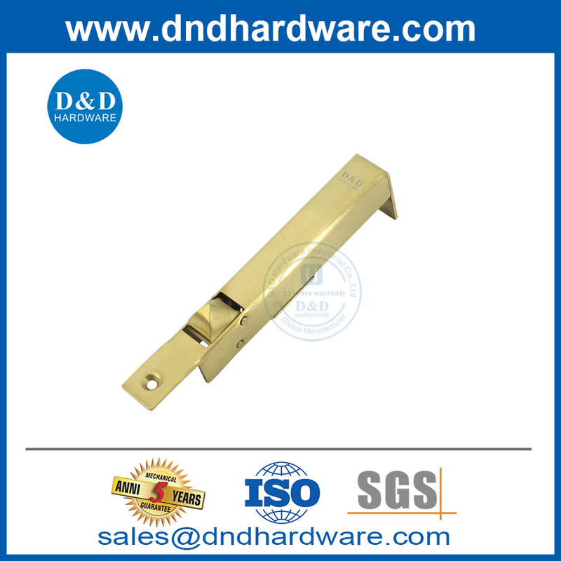 SS304 SATIN النحاس الجانبي التوت الأوتوماتيكي الترباس للباب المعدني DDDB023