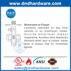 ANSI UL FIRE RISTER SUS304 DOOR LOCK FOR STOREROM-DDAL07 F07
