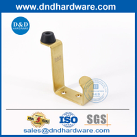ساتان النحاس النحاس SUS304 سدادة الباب مع معطف هوك للحمام DDDS024