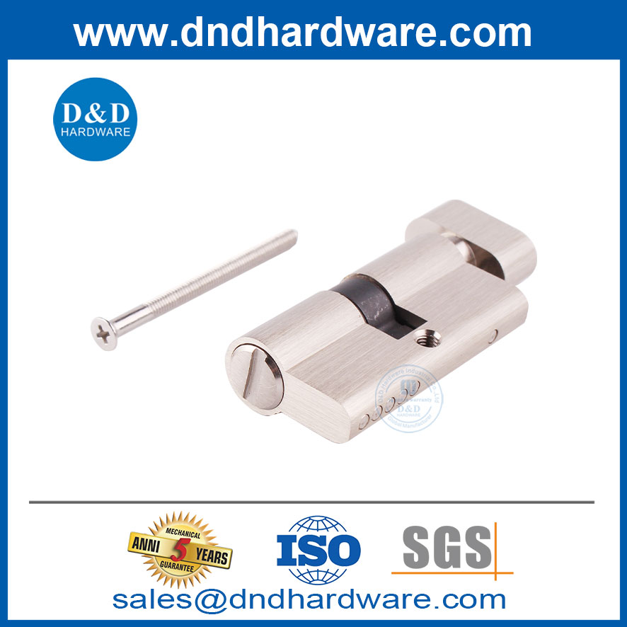 Euro Solid Brass Double Keys Security Amanting anti 20mm Door Lock Cylinders-DDLC007