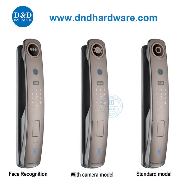 قفل الباب الذكي ثلاثي الأبعاد التعرف على الوجه مع طرق فتح متعددة ddel001