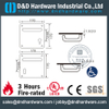 الفولاذ المقاوم للصدأ 304 Lever Handle Profile على لوحة مربعة 170 × 170 مم للباب الصلب -DDTP001