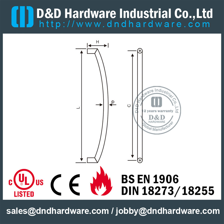 الصف 316 PSS سحب Handle-D & amp؛ D الأجهزة