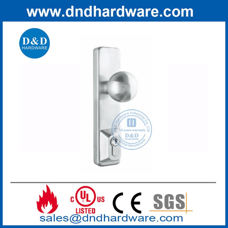 SS304 Escutcheon مقبض الباب تريم للهروب الباب DDPD013