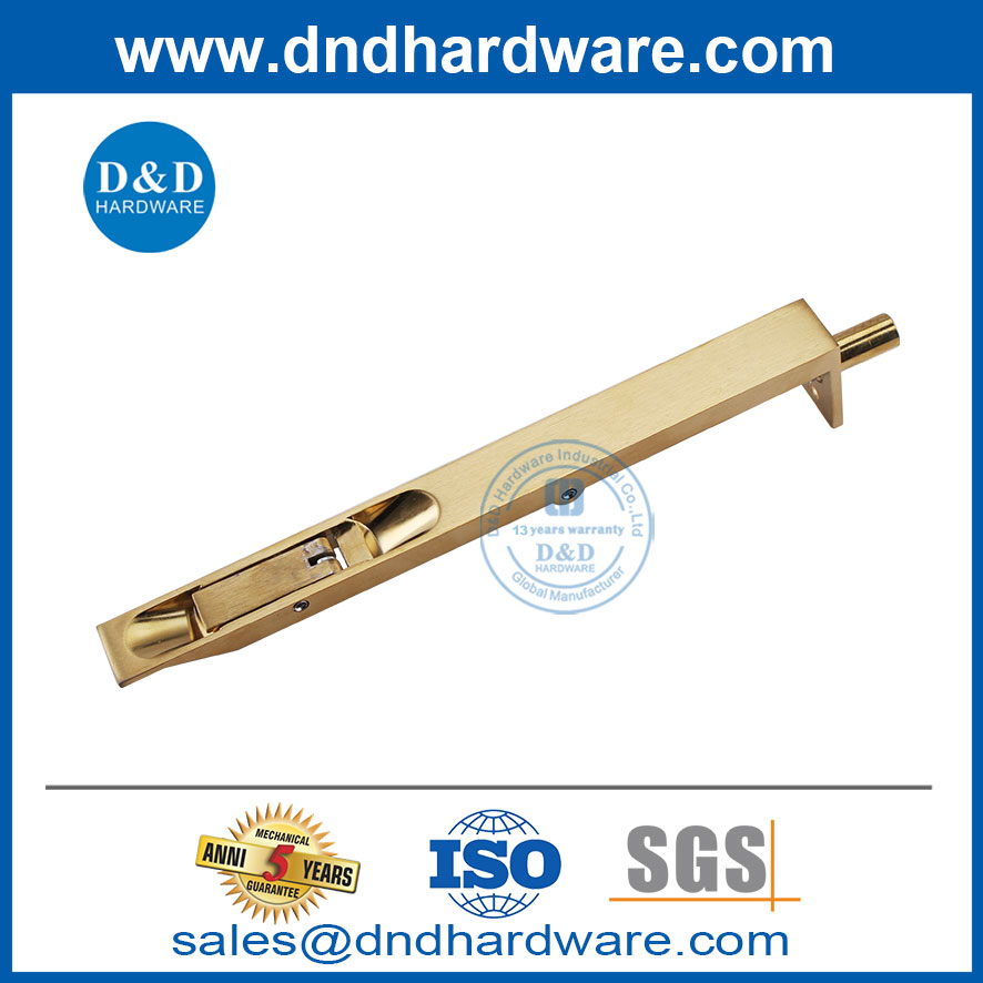 8 بوصة ساتين النحاس SS الترباس الثقيل دحض للباب DDDB001