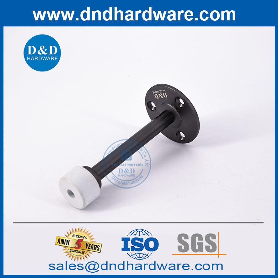 Matte Black SS AISI304 TALL IDOR WOOD DOOR STOP-DDDS018