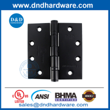 SS304 الباب التجاري مفصلات أسود ANSI BHMA FIRE مصنفة مفصلية الباب الخارجي مع NRP-DDSS001-ANSI-2-4.5x4.5x3.4