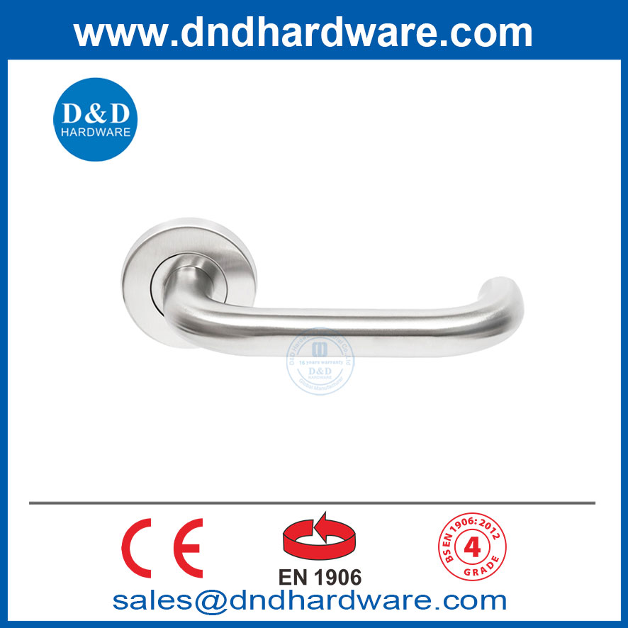 EN1906 Hollow Lever نوع الأبواب التجارية مقابض للمباني السكنية-DDTH001