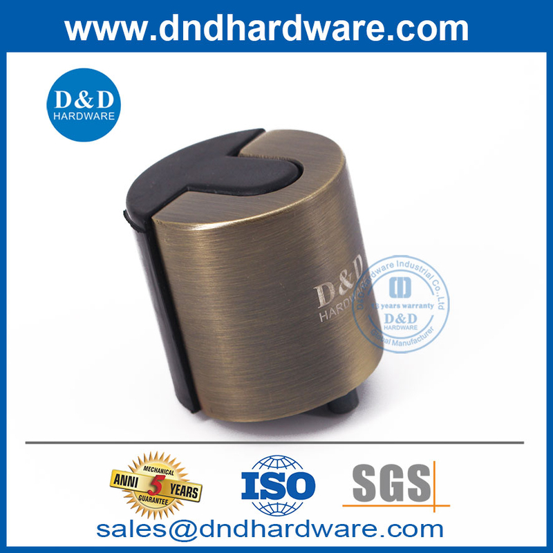 النحاس النحاسي العتيقة SS304 تصميم باب مطاط جديد توقف DDDS012