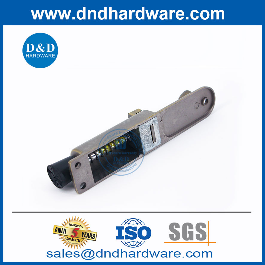 SS304 باب النحاس النحاسي العتيقة مثبتة على قدم الباب يعمل DDDS034