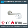 SUS304 Designer Lever Handle على الورد للأبواب المعدنية المجوفة مع PVD-DDSH044