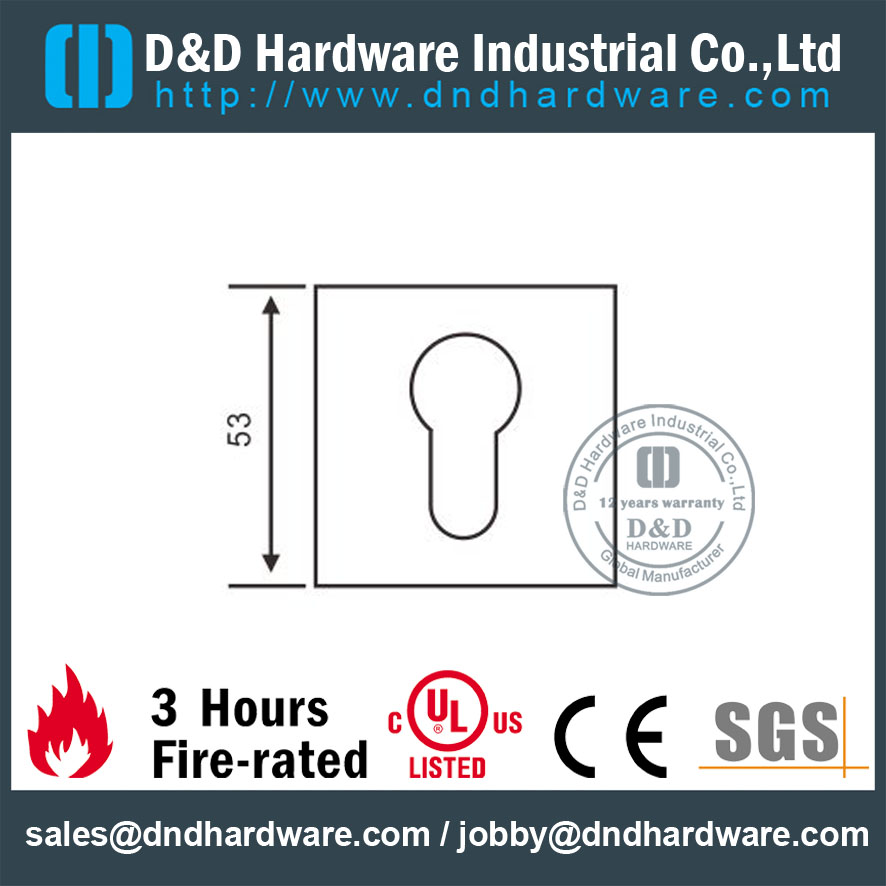Square Escutcheon-D & amp؛ D Hardware