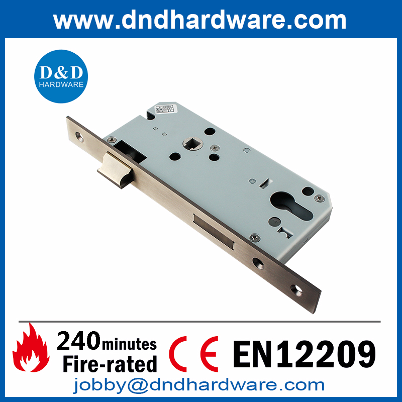 SS304 CE نقر نحاسي عتيق قفل باب مصنّف للحريق لبناء Door-DDML009