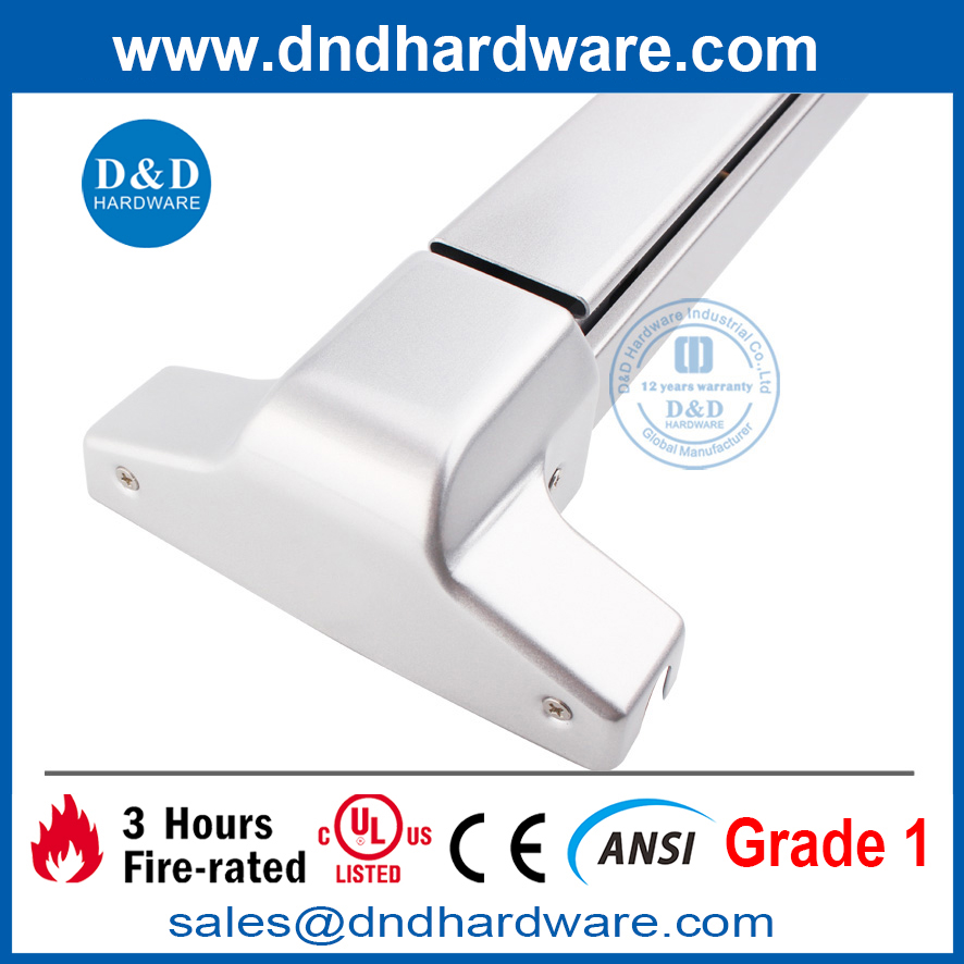 جهاز خروج الذعر بالقضيب العمودي الفولاذي لمخرج السلامة من الحرائق- DDPD002