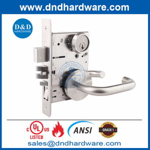 الفولاذ المقاوم للصدأ 304 صامد الباب قفل UL ANSI GRADE 1 DEADBOLT LOCK for Apartment-DDAL20 F20