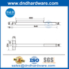 تشطيبات مختلفة من الفولاذ المقاوم للصدأ والألومنيوم Door Door Bar-DDPD301
