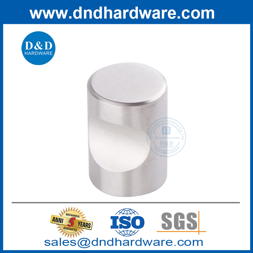 Silver Color SUS304 درج سحب الأثاث مقبض مقبض DDFH005