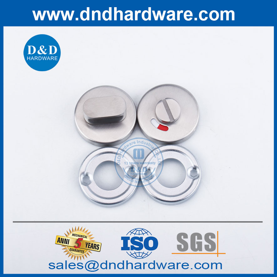 باب الحمام SUS316 Thumbturn وإطلاقه مع مؤشر DDIK002