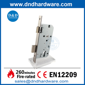 EN12209 FIRE DOOR SASH LOCK عالية الجودة SUS304 العتيقة النحاس القفل DDML009 