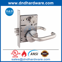 ANSI GRADE 1 Mortice Lock UL SS304 Wood Door Lock for Public Evalet-DDAL09 F09