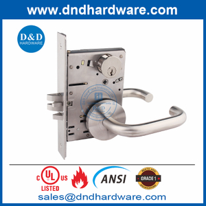 ANSI GRADE 1 Mortice Lock UL SS304 Wood Door Lock for Public Evalet-DDAL09 F09