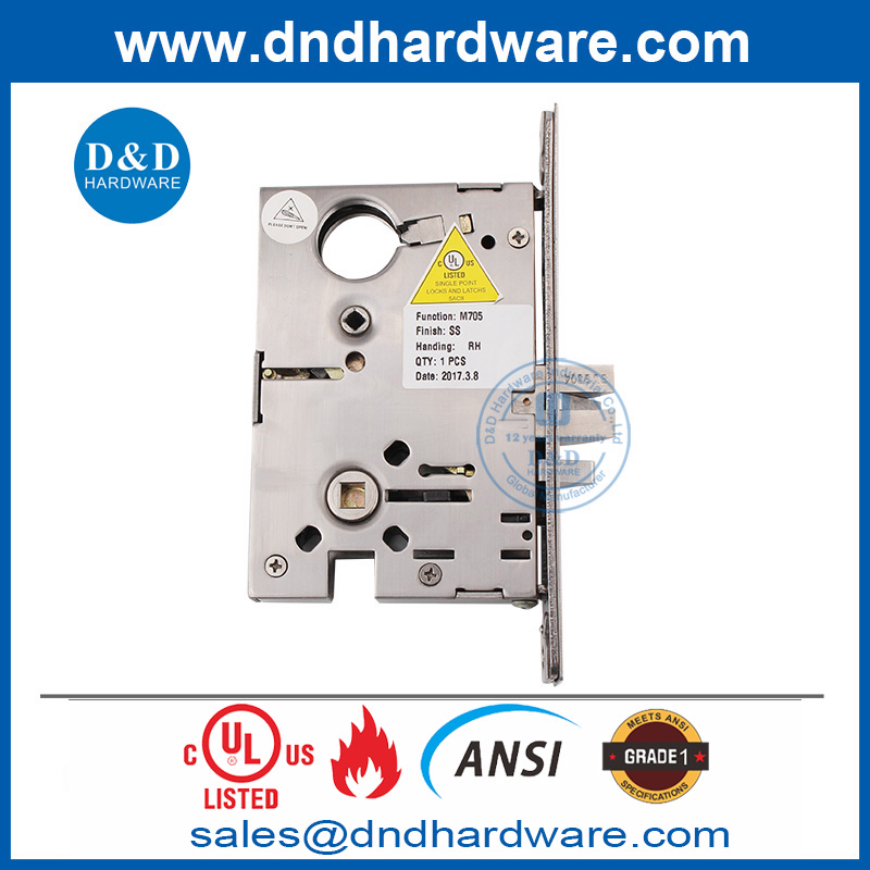 Latchbolt Latchbolt High UL Fire مصنفة ANSI قفل الأبواب التجارية DDAL05 F05