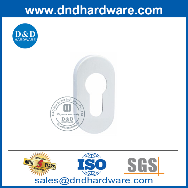 الفولاذ المقاوم للصدأ البيضاوي نوع رافعة الباب مقبض الاسطوانة محاكمة للباب DDES003
