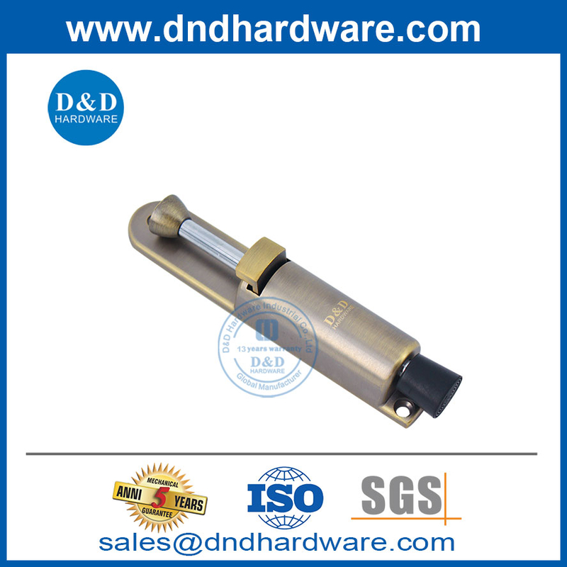 SS304 باب النحاس النحاسي العتيقة مثبتة على قدم الباب يعمل DDDS034