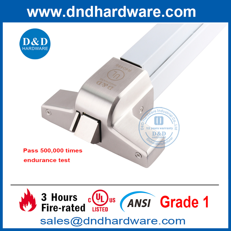 SS304 مقاومة للحريق ANSI UL أجهزة قفل خروج الطوارئ Panic Bar-DDPD005