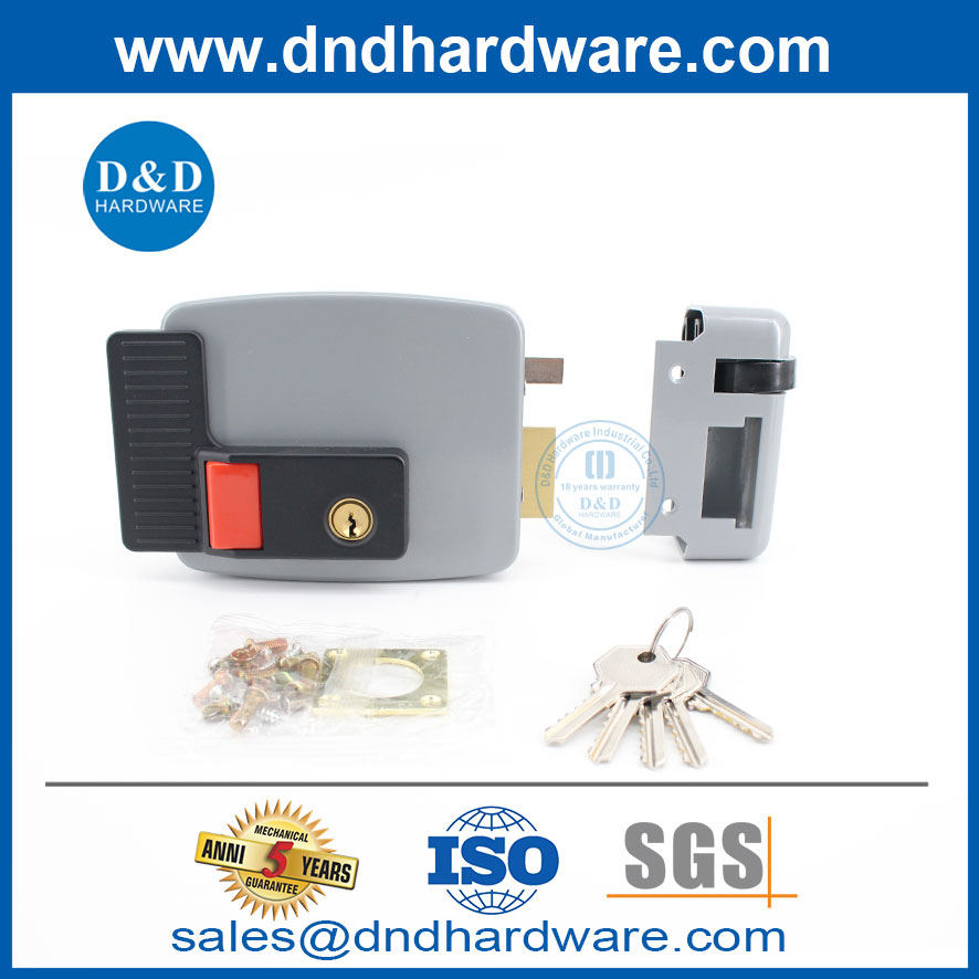 Smart Door Control Control Safety Anti-Storifment Cylinder Rim Locks-DDRL034