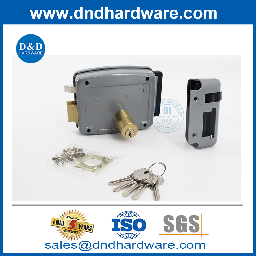 Smart Door Control Control Safety Anti-Storifment Cylinder Rim Locks-DDRL034