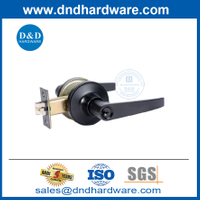 Matt Black Zinc Alloy Door Borksets ومقابض DDLK023