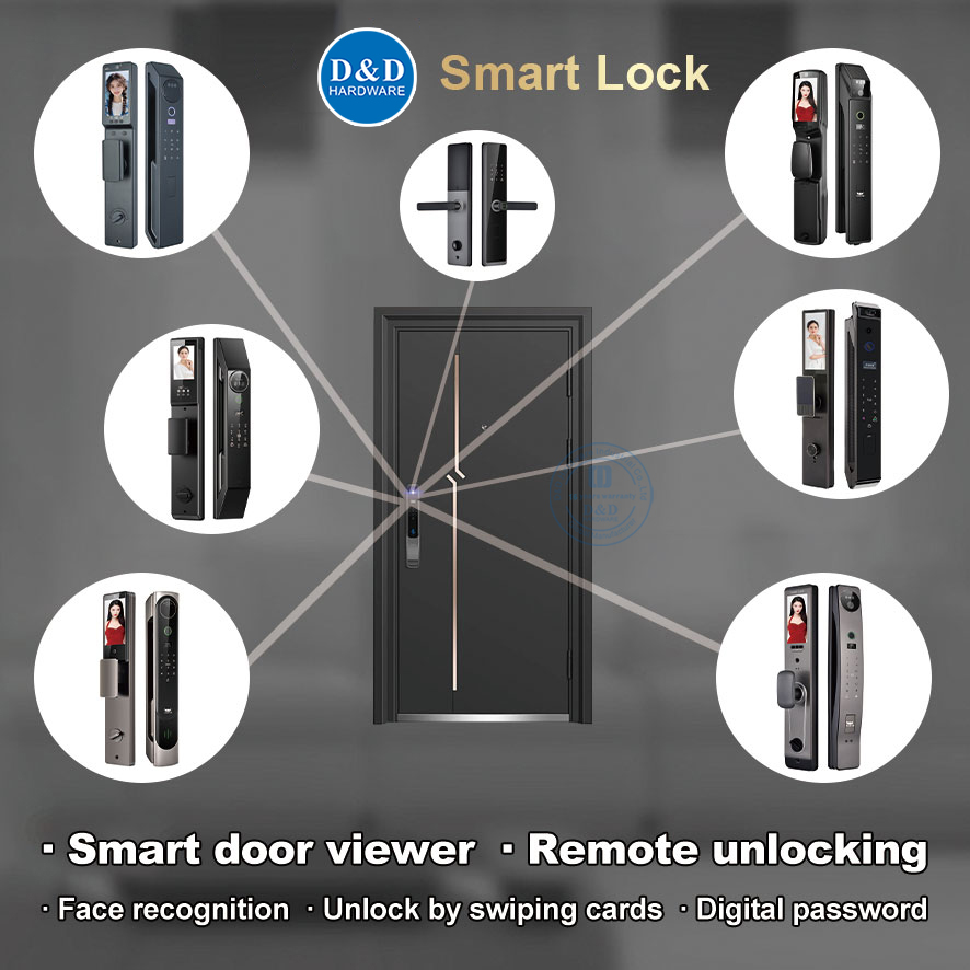 Biometric Smart Phousing Phourprint Door Door Door Lock for Dound Door-DDDL009