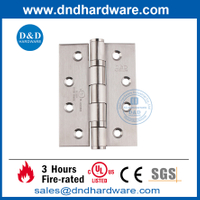 مفصلات باب النار المصنفة من الفولاذ المقاوم للصدأ UL 201- DDSS001-FR-4X3X3